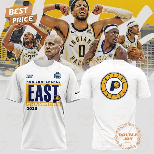 NBA Eastern Conference Champions 2025 Indiana Pacers Limited Edition Hoodie – White