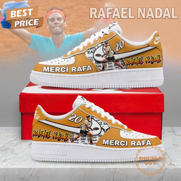 Rafael Nadal Merci Rafa 20 Limited Edition Air Force 1 Sneakers