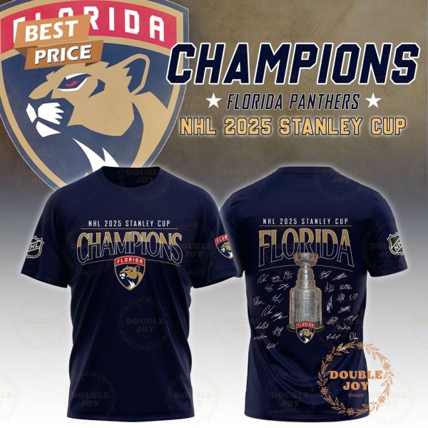 Champions Florida Panthers NHL 2025 Stanley Cup Limited Edition Hoodie