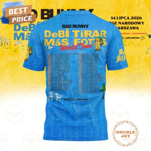 Bad Bunny DeBI TiRAR MaS FOToS World Tour Limited Edition T-Shirt, Hoodie