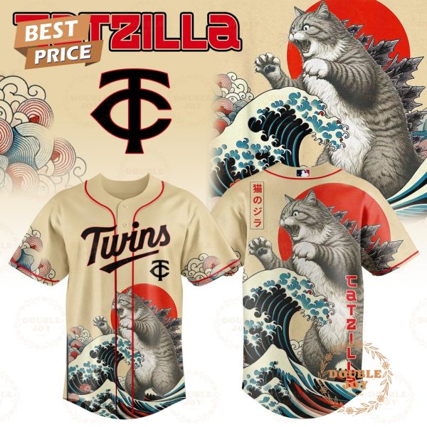Minnesota Twins Catzilla 2025 Japan Limited Edition Baseball Jersey