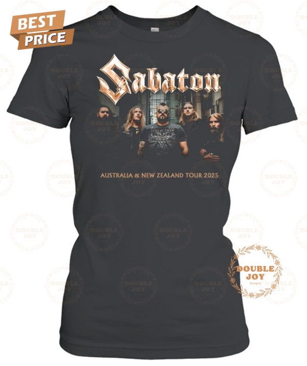 Sabaton Australia And New Zealand Tour 2025 Limited Edition T-Shirt