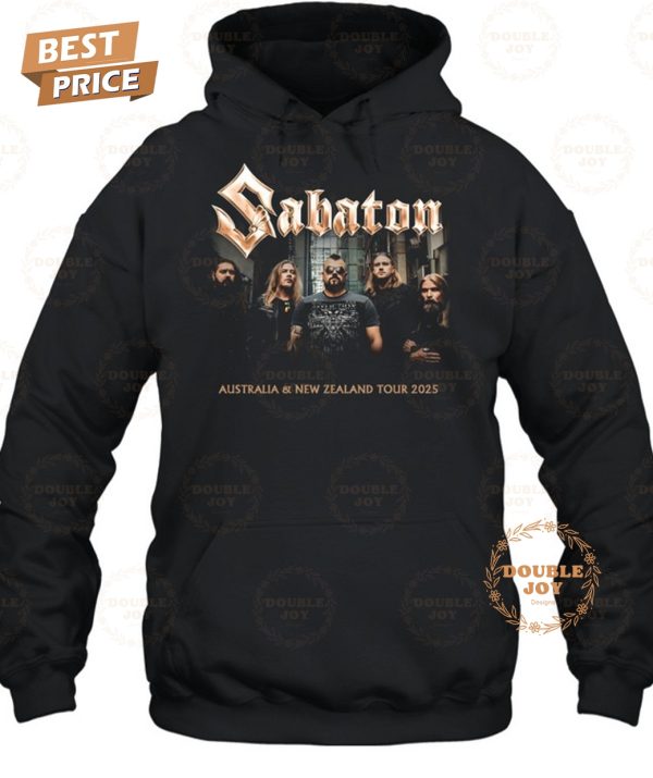 Sabaton Australia And New Zealand Tour 2025 Limited Edition T-Shirt