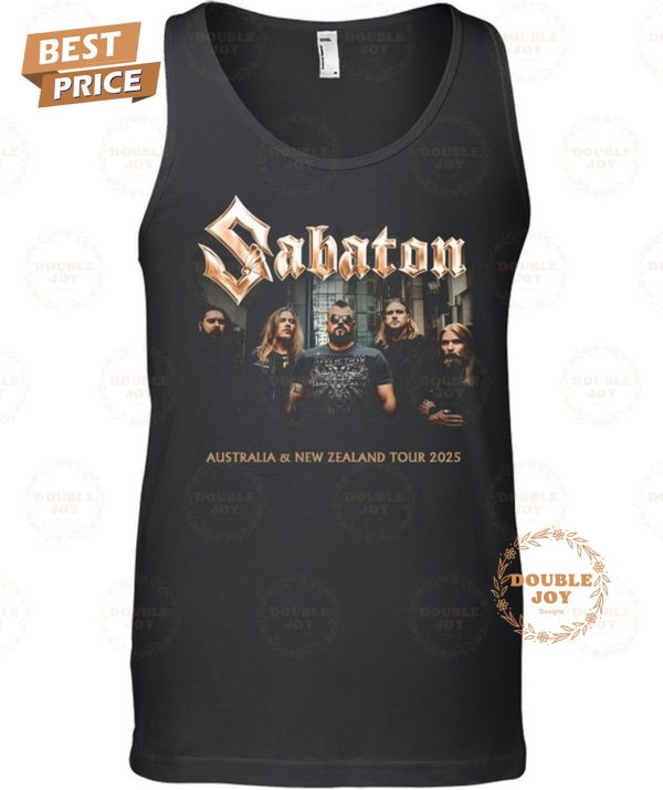 Sabaton Australia And New Zealand Tour 2025 Limited Edition T-Shirt