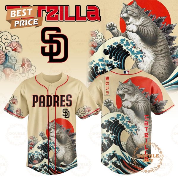 San Diego Padres Catzilla 2025 Japan Limited Edition Baseball Jersey