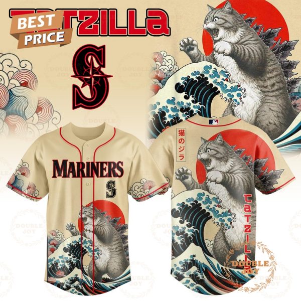Seattle Mariners Catzilla 2025 Japan Limited Edition Baseball Jersey