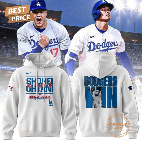 Shohei Ohtani x Los Angeles Dodgers Win Heroes Of The Game Limited Edition Hoodie