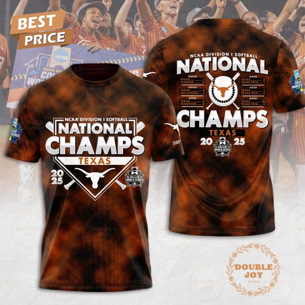 Texas Longhorns 2025 NCAA Division I Softball National Champs Special Edition T-Shirt, Hoodie