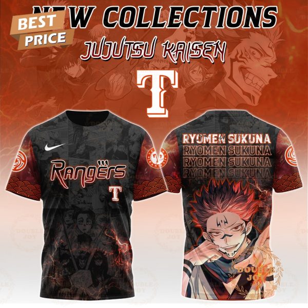 Texas Rangers 2025 Jujutsu Kaisen Ryomen Sukuna Special Edition T-Shirt, Hoodie
