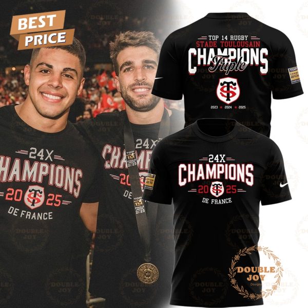 Top 14 Rugby Stade Toulousain Triple Champions Limited Edition T-Shirt, Hoodie