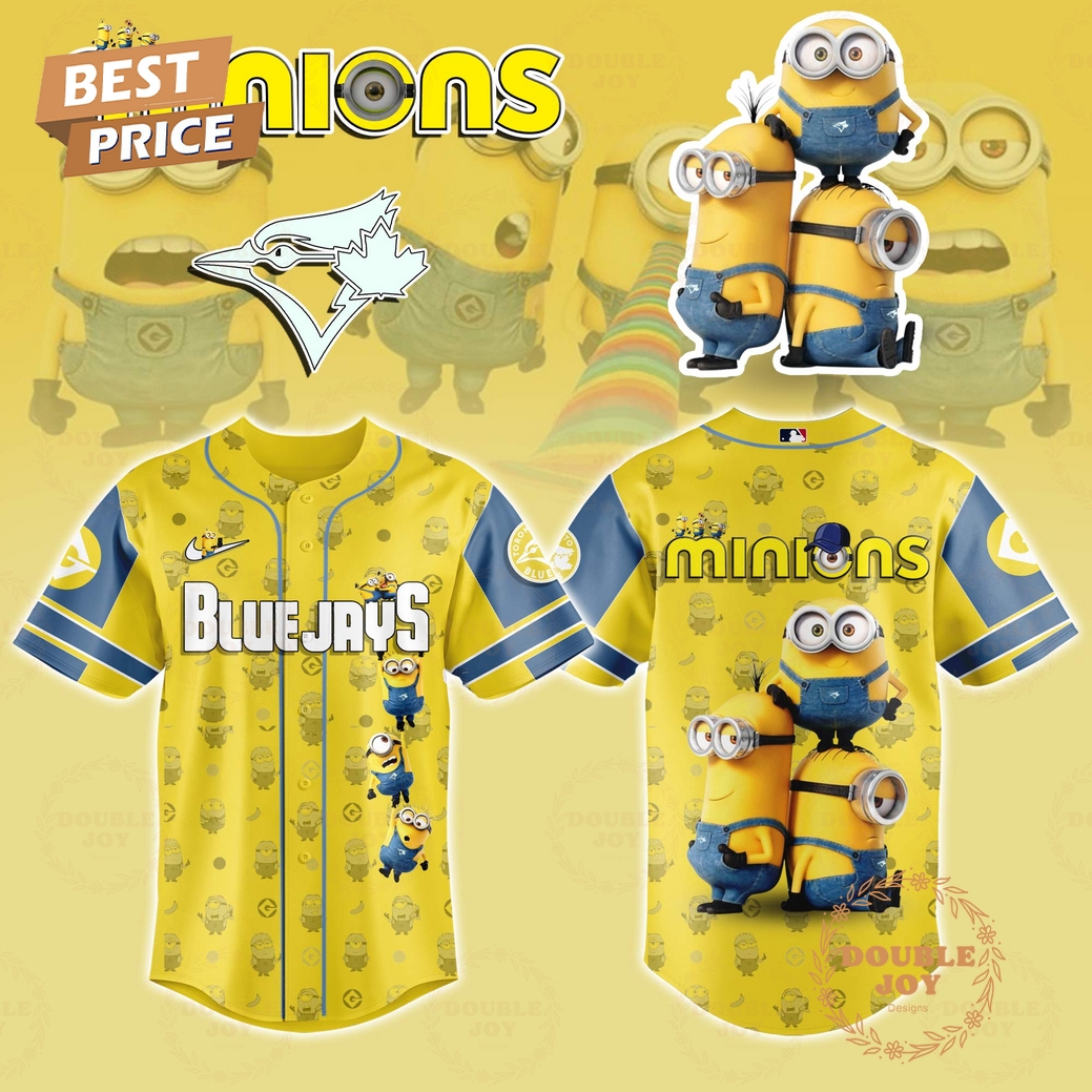 Toronto Blue Jays Minions 2025 Limited Edition Baseball Jersey Toronto Blue Jays Minions 2025 Limited Edition Baseball Jersey