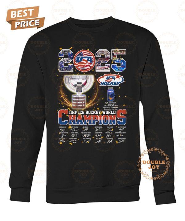 USA Hockey 2025 IIHF Ice Hockey World Champions T-Shirt