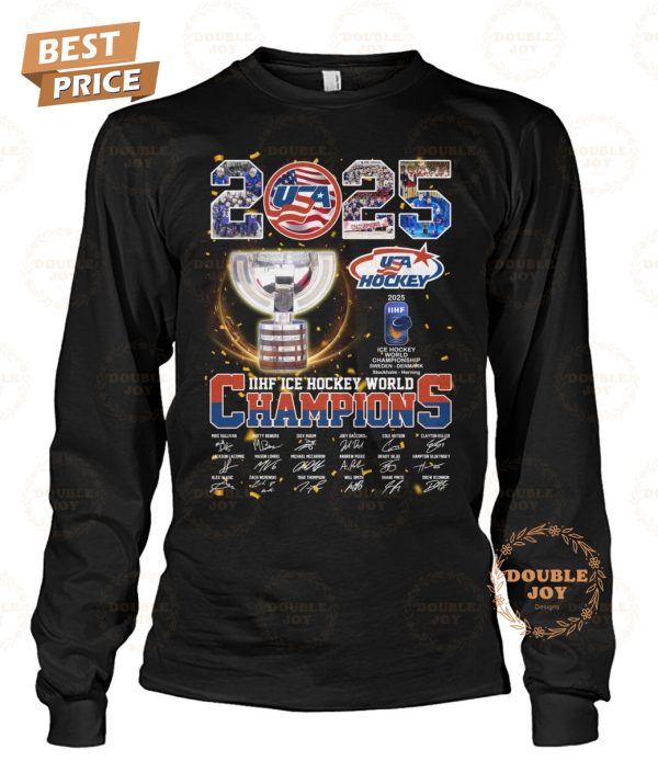 USA Hockey 2025 IIHF Ice Hockey World Champions T-Shirt