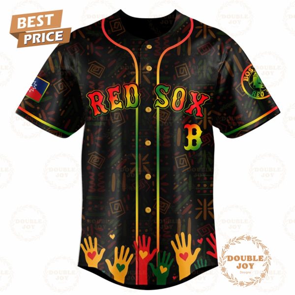 Boston Red Sox Happy Juneteenth They Not Like Us Limited Edition Baseball Jersey