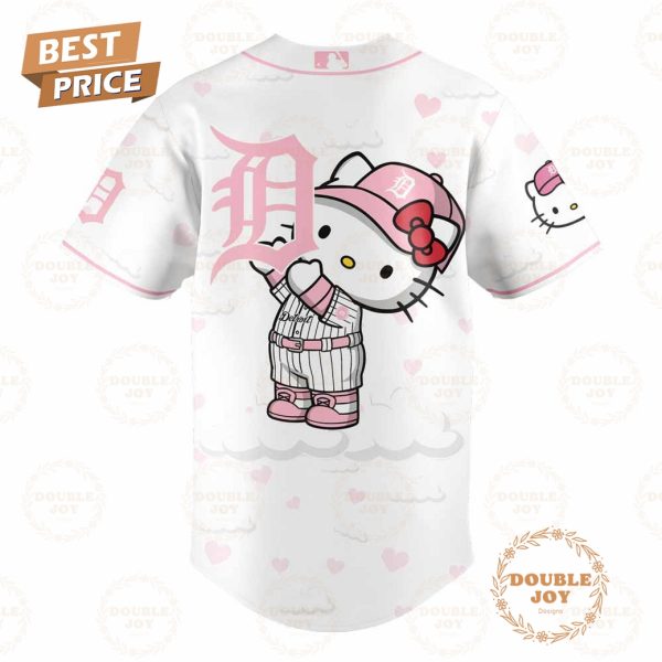 Detroit Tigers Hello Kitty Night Plush 2025 Special Edition Baseball Jersey