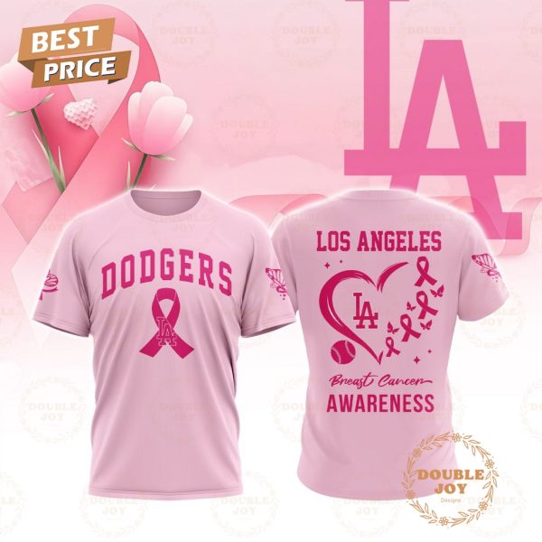 Los Angeles Dodgers MLB Breast Cancer Awareness Special Pink Design T-Shirt, Hoodie