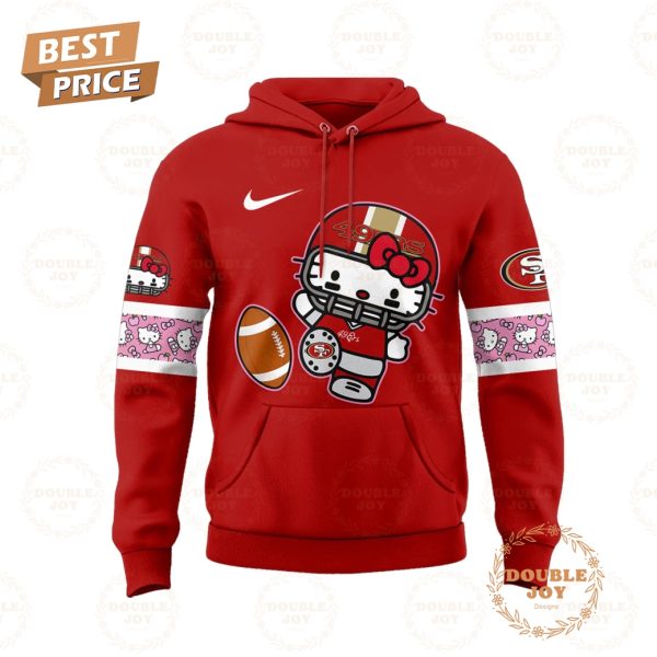 San Francisco 49ers 2025 Hello Kitty Special Edition Hoodie