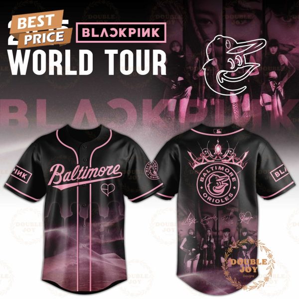 2025 World Tour Blackpink x Baltimore Orioles Limited Edition Baseball Jersey