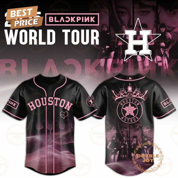 2025 World Tour Blackpink x Houston Texans Limited Edition Baseball Jersey