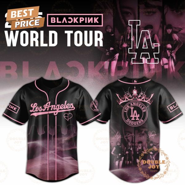 2025 World Tour Blackpink x Los Angeles Dodgers Limited Edition Baseball Jersey