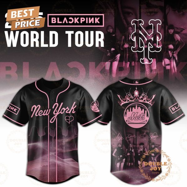 2025 World Tour Blackpink x New York Mets Limited Edition Baseball Jersey