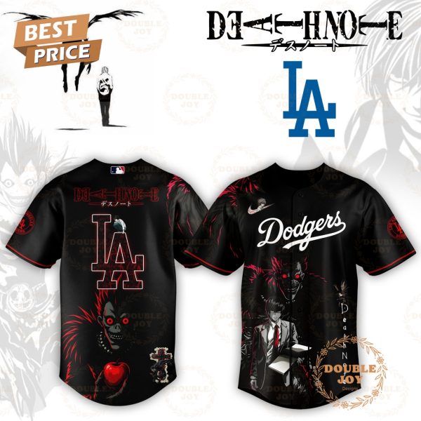 Los Angeles Dodgers Death Note 2025 Limited Edition Baseball Jersey
