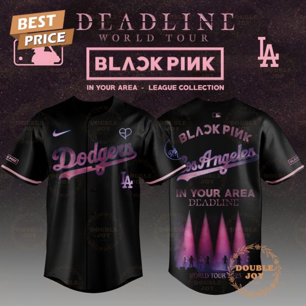 Los Angeles Dodgers x Blackpink Deadline World Tour 2025 In Your Area Limited Edition Baseball Jersey