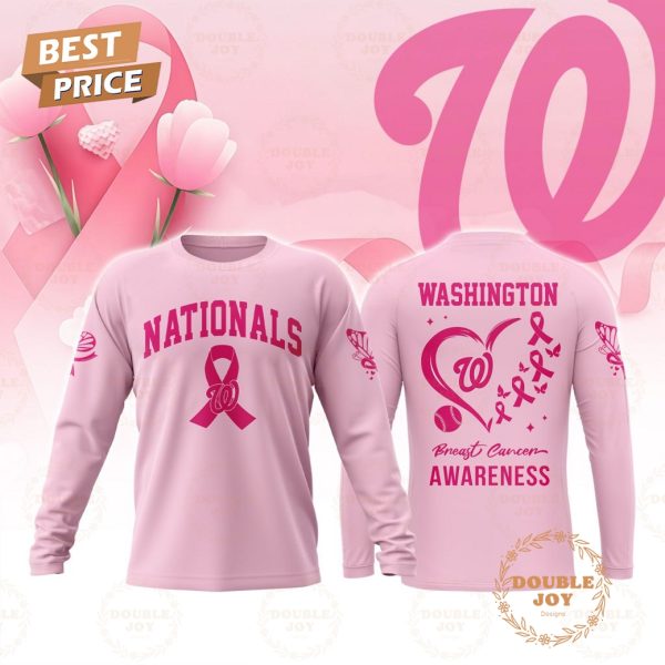 Washington Nationals MLB Breast Cancer Awareness Special Pink Design T-Shirt, Hoodie
