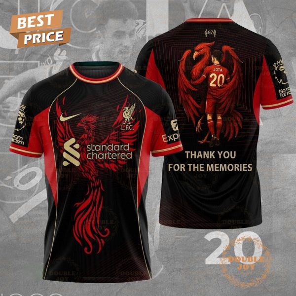Diogo Jota x Liverpool Number 20 Thank You For The Memories T-Shirt, Hoodie