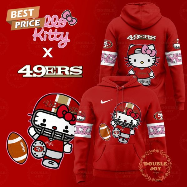 San Francisco 49ers 2025 Hello Kitty Special Edition Hoodie