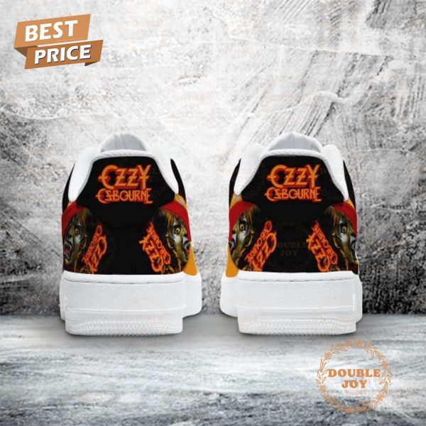 Ozzy Osbourne Thank You For The Memories Limitted Edition Air Force 1 Sneakers