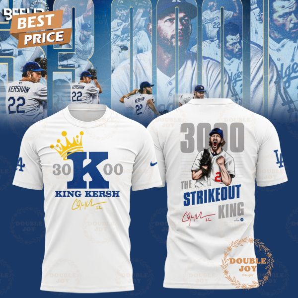 Clayton Kershaw 3000 The Strikeout King Limited Edition T-Shirt, Hoodie