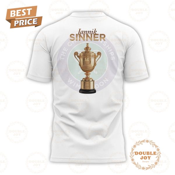 Jannik Sinner Gentlemen’s Singles Champion 2025 T-Shirt, Hoodie – White