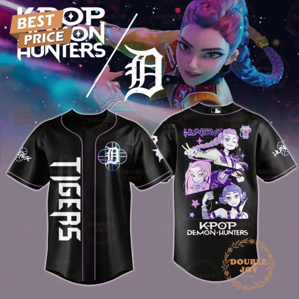 Detroit Tigers K-Pop Demon Hunters 2025 Limited Edition Baseball Jersey