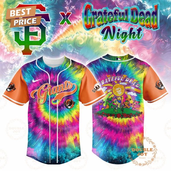 San Francisco Giants Grateful Dead Night 2025 New Special Edition Baseball Jersey