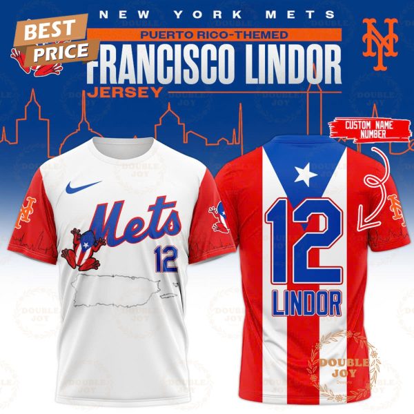 New York Mets Puerto Rico-Themed Francisco Lindor Custom Name Limited Edition Hoodie