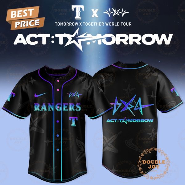 Texas Rangers Tomorrow x Together World Tour 2025 Limited Edition Baseball Jersey
