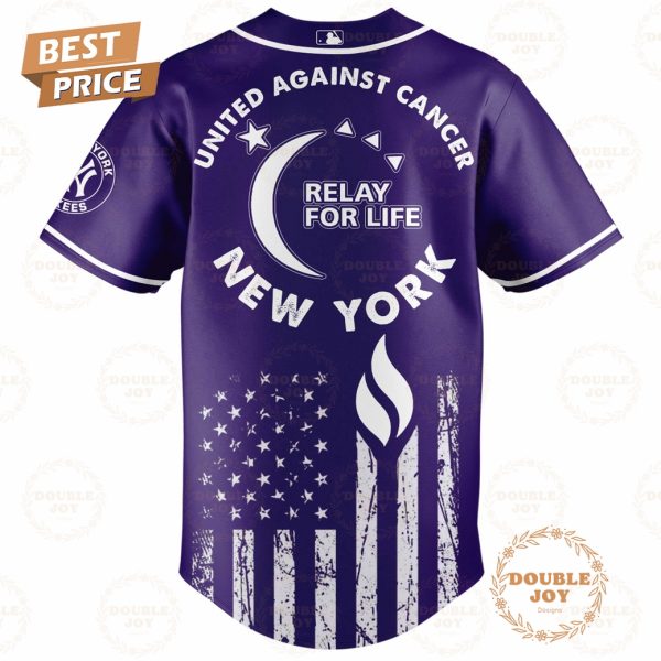 New York Yankees United Against Cancer Relay For Life 2025 Limited Edition Baseball Jersey