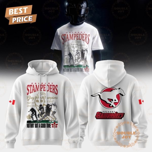 Calgary Stampeders 8 Time Grey Cup Champions Limited Edition T-Shirt, Hoodie – White