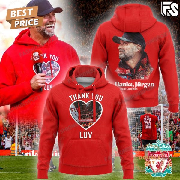Jurgen Klopp Thank You Liverpool F.C 2025 Limited Edition Hoodie
