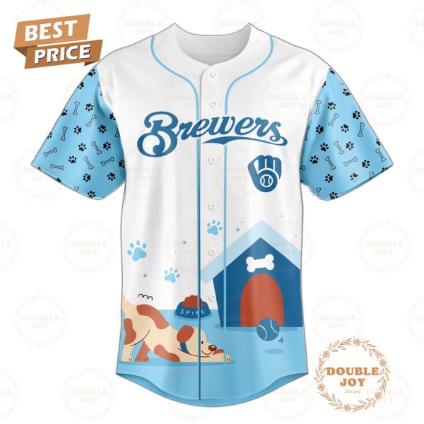 Milwaukee Brewers x International Dog Day 2025 Limited Edition Baseball Jersey
