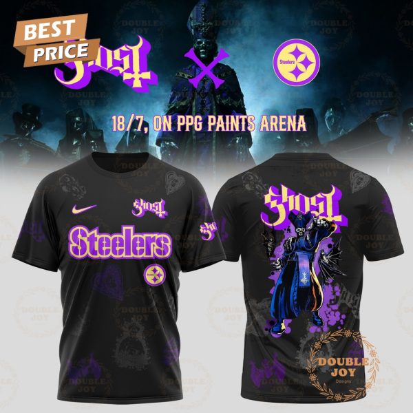 Pittsburgh Steelers 2025 Ghost Band World Tour Limited Edition T-Shirt, Hoodie