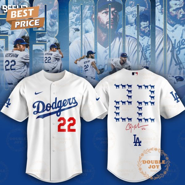 Los Angeles Dodgers x Clayton Kershaw Number 22 3000 The Strikeout Limited Edition Baseball Jersey