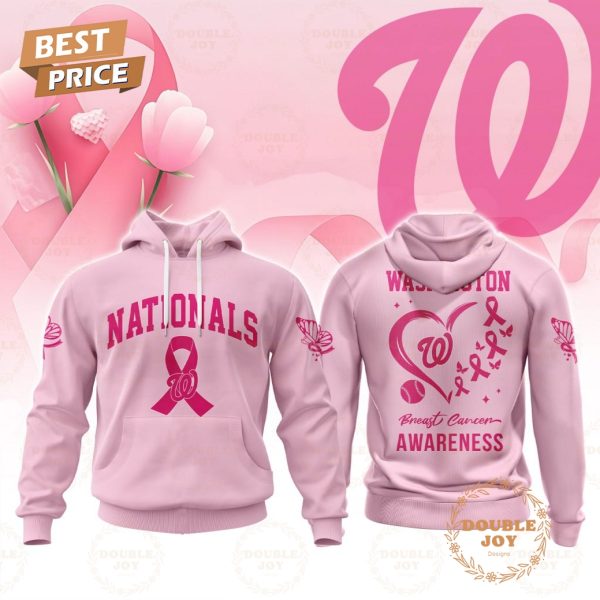 Washington Nationals MLB Breast Cancer Awareness Special Pink Design T-Shirt, Hoodie