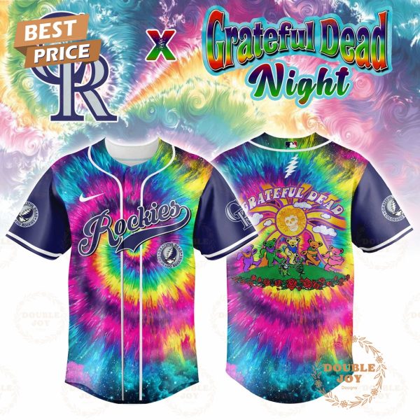 Colorado Rockies Grateful Dead Night 2025 New Special Edition Baseball Jersey
