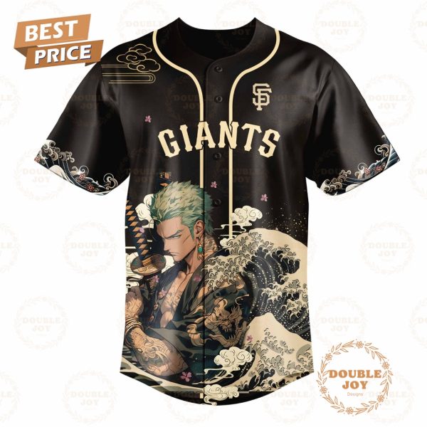 San Francisco Giants Zoro x One Piece 2025 Japan Limited Edition Baseball Jersey