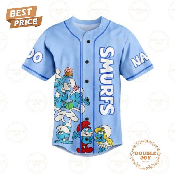 The Smurfs Special Edition Custom Name Baseball Jersey