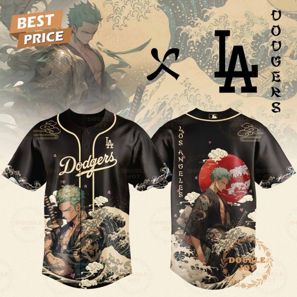 Los Angeles Dodgers Zoro x One Piece 2025 Japan Limited Edition Baseball Jersey