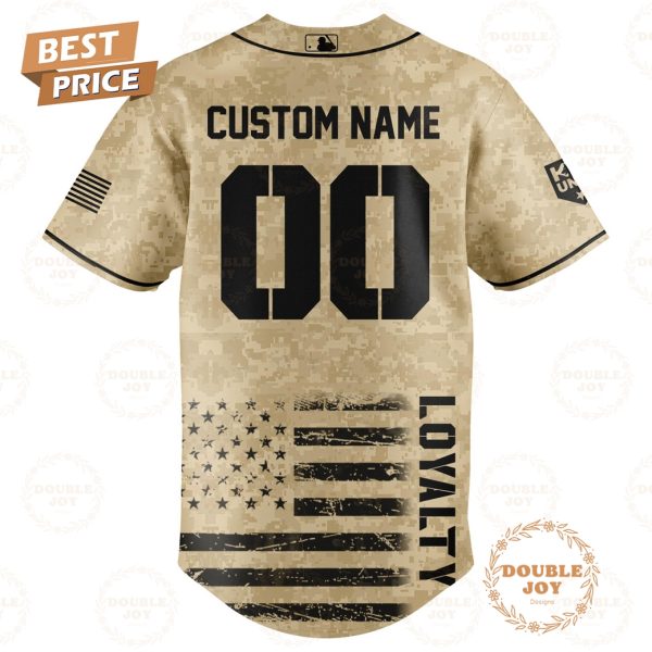 New York Yankees Honoring Military Dogs 2025 Custom Name Limited Edition Baseball Jersey