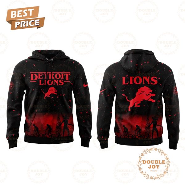 Detroit Lions x Stranger Things Hoodie